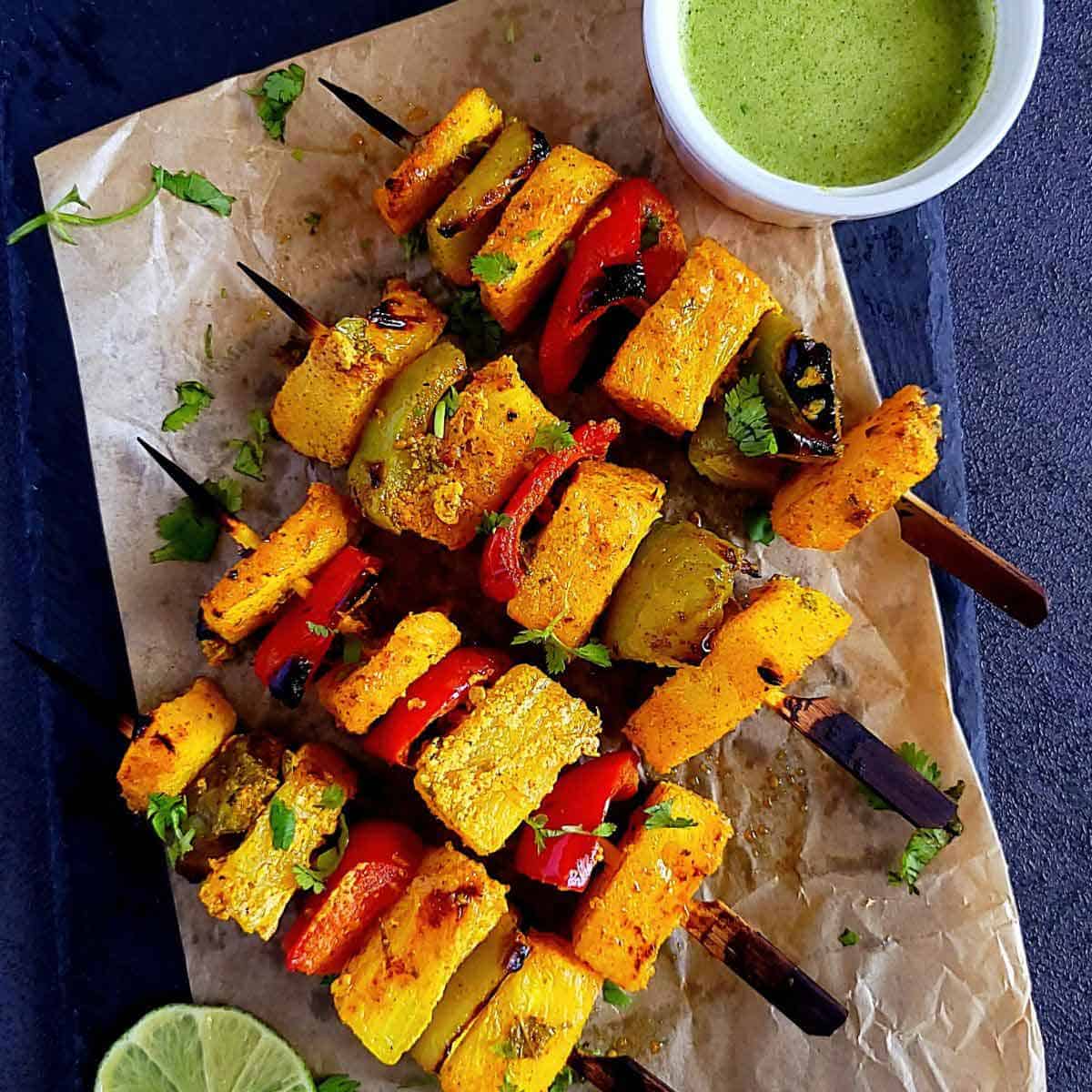 Tandoori Pineapple Tikka