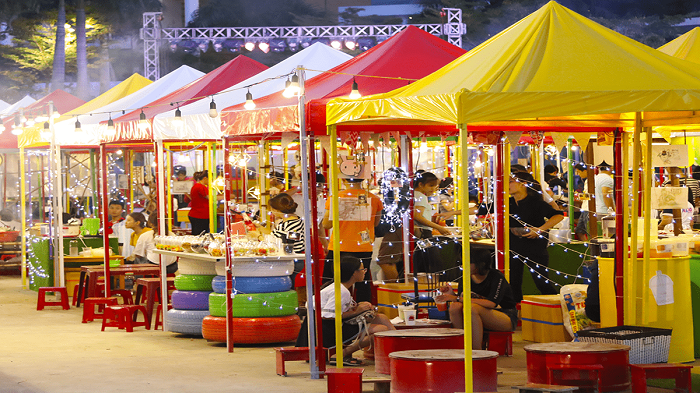 Helio Night Market in Da Nang